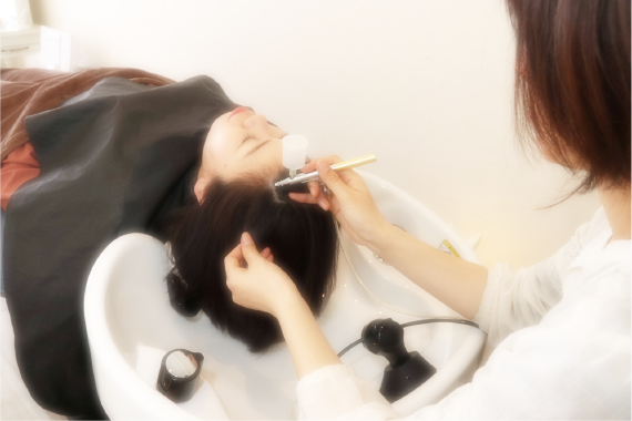育毛ヘッドスパ